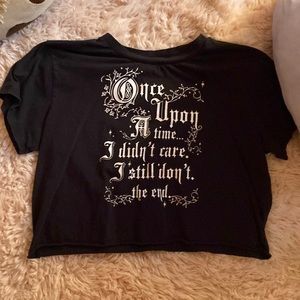 Grunge aesthetic crop top